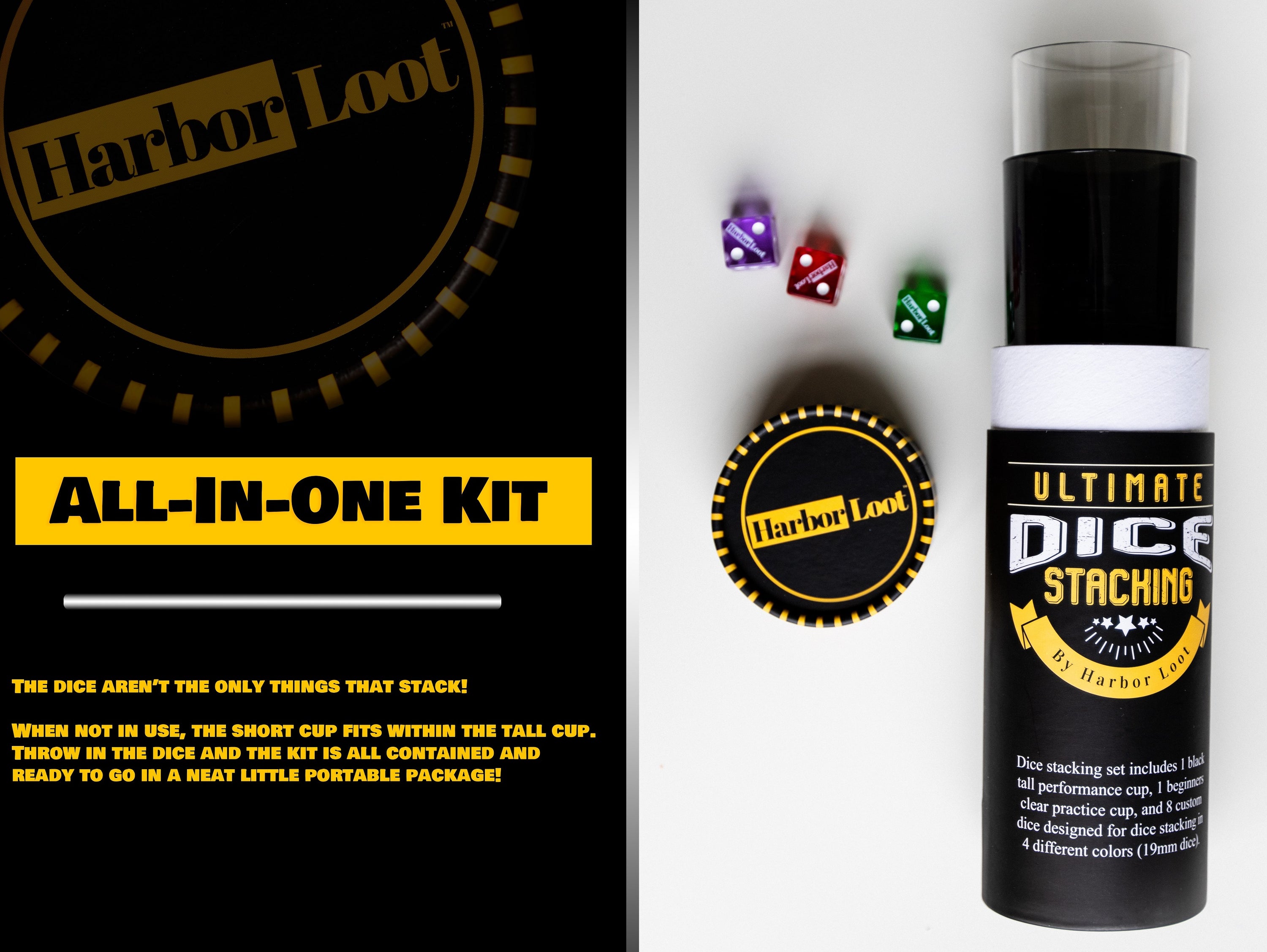 Dice Stacking Set Includes Everything You Need to Go From Beginner to Pro