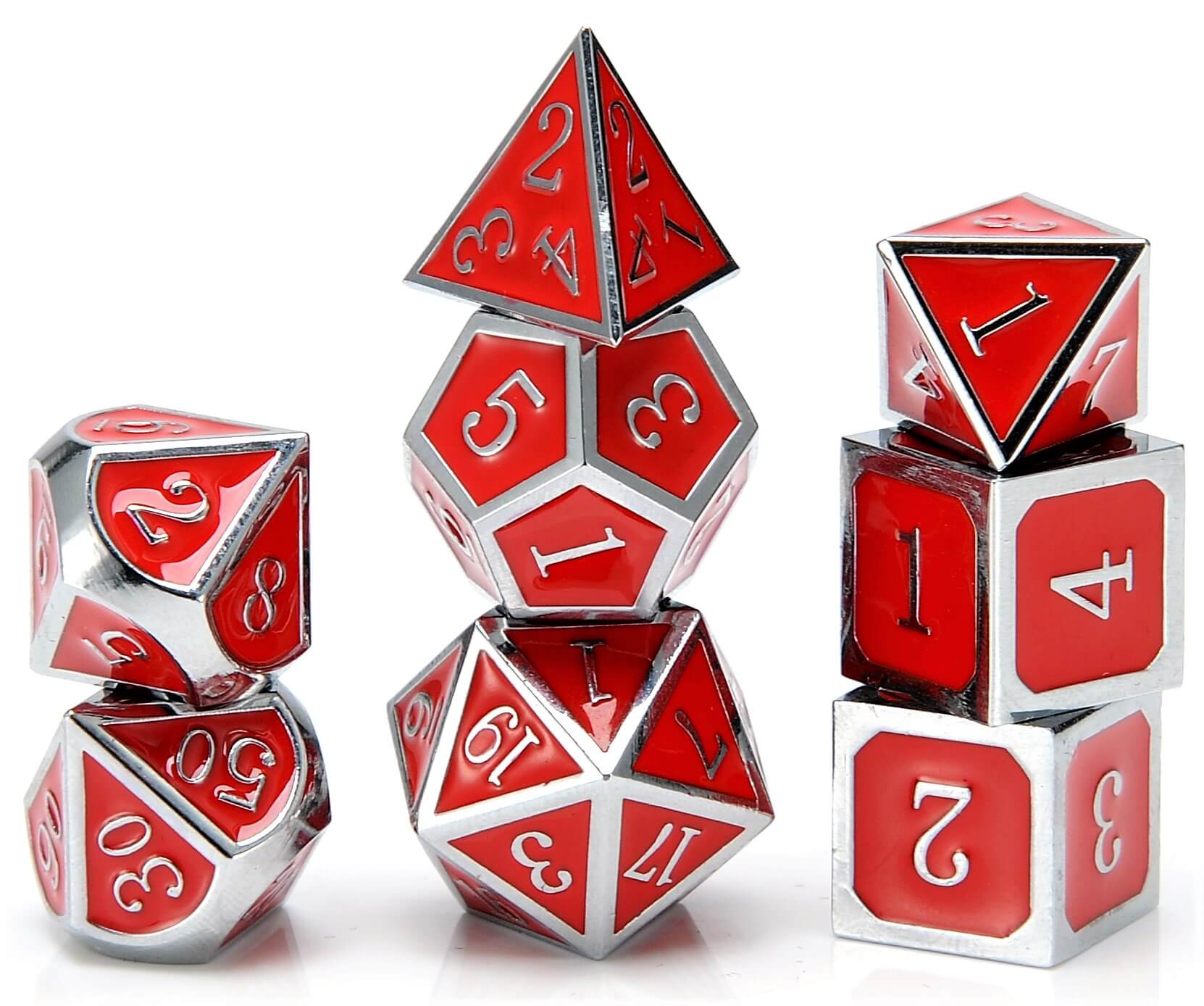 Harbor Loot Deluxe Metal Dice Set: Enhanced Gaming with Extra D6